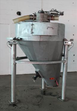 Bin Hopper Silo 45 cu.ft., bulk storage bin, Stainless Steel
