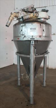 Bin Hopper Silo 40 cu.ft., bulk storage bin, Stainless Steel