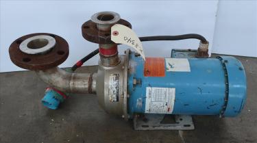 Pump 1-1/2x 2-6 Goulds centrifugal pump, 3 hp, Stainless Steel