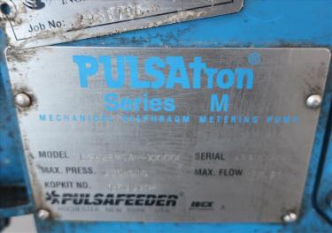 Pump Pulsatron diaphragm metering pump, poly