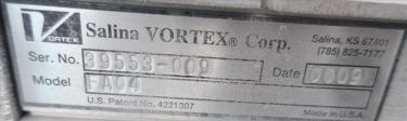 Valve 4 Salinia Vortex gate valve, pneumatic, Stainless Steel Contact Parts