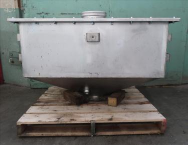 Bin Hopper Silo 23.8 cu.ft., bulk storage bin, Stainless Steel