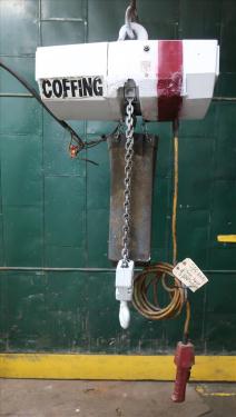Material Handling Equipment chain hoist, 4000 lbs. Coffing Hoists model EC.4008.3