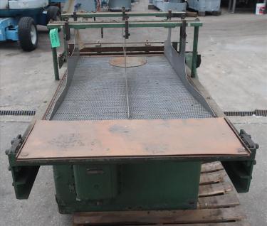 Accumulation Table 36 x 46 Machinery Service Co rectangular bottle feed table CS