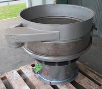 Vibratory Screener and Sifter 30 Sweco circular shaker screener, 1 deck, Stainless Steel