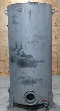 Tank 350 gallon vertical tank, Stainless Steel, flat bottom