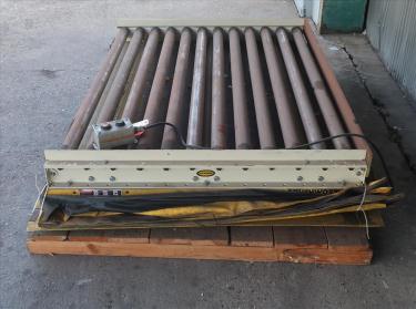 Material Handling Equipment scissor lift table, 2000 lbs. Southworth 63 w x 48 l roller conveyor platform