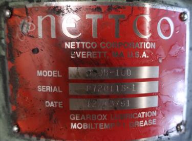 Agitator Nettco top mount agitator model NSGB-100, 67 long shaft, pneumatic