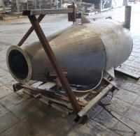 Bin Hopper Silo 30 cu.ft., bulk storage bin, Stainless Steel