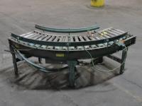 Conveyor 90 degree size powered roller conveyor CS