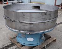 Vibratory Screener and Sifter 60 Thermal Engineering of AZ circular shaker screener, 1 deck, Stainless Steel