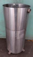 Tank 40 gallon vertical tank, Stainless Steel, conical bottom
