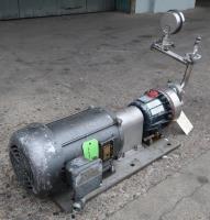 Pump 1 inlet Hydra Cell Wanner Engineering positive displacement pump model D10VLSVSNEC, 5 hp, 316 SS up to 1,000 psi