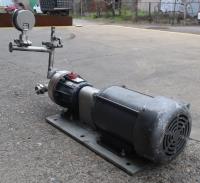 Pump 1 inlet Hydra Cell Wanner Engineering positive displacement pump model D10VLSVSNEC, 5 hp, 316 SS up to 1,000 psi