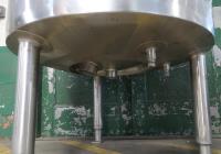 Tank 125 gallon vertical tank, Stainless Steel, 75 MAWP @350 F, -20 @ 75 PSIG jacket, dish bottom