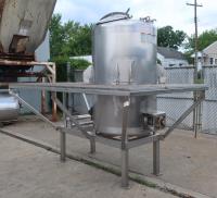 Mixer and Blender 250 gallon APV Crepaco Dixie medium shear mixer, Stainless Steel