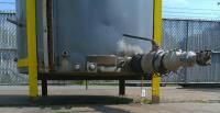 Tank 1000 gallon vertical tank, Stainless Steel, flat bottom, coils in bottom