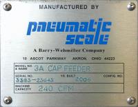 Capping Machine Pneumatic Scale screw capper model TC607, 7 each 28 mm chucks, 20 to 220 cpm