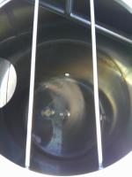 Tank 500 gallon vertical tank, Stainless Steel, slope bottom