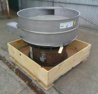 Vibratory Screener and Sifter 48 Sweco circular shaker screener, 1 deck, Stainless Steel Contact Parts