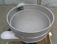 Vibratory Screener and Sifter 48 Sweco circular shaker screener, 1 deck, Stainless Steel Contact Parts