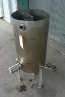 Tank 15 gallon vertical tank, Stainless Steel, conical bottom