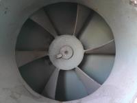 Blower 2472 cfm centrifugal fan New York Blower size F-11259-115-M-51C model 194 Series 20 GI Fan, 10 hp, CS